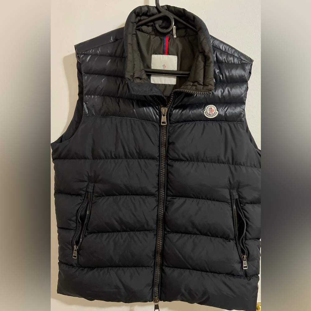 Moncler Quilted Black Vest